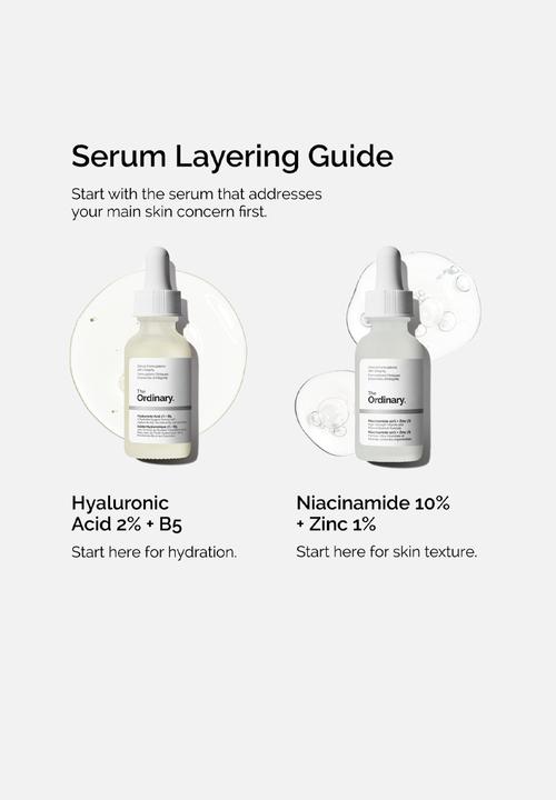 The Ordinary. - Niacinamide 10% + Zinc 1% - 30ml