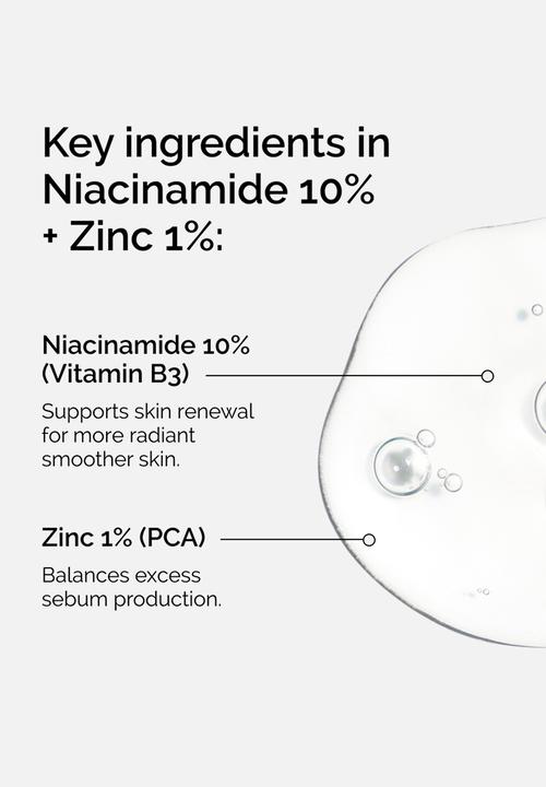 The Ordinary. - Niacinamide 10% + Zinc 1% - 60ml