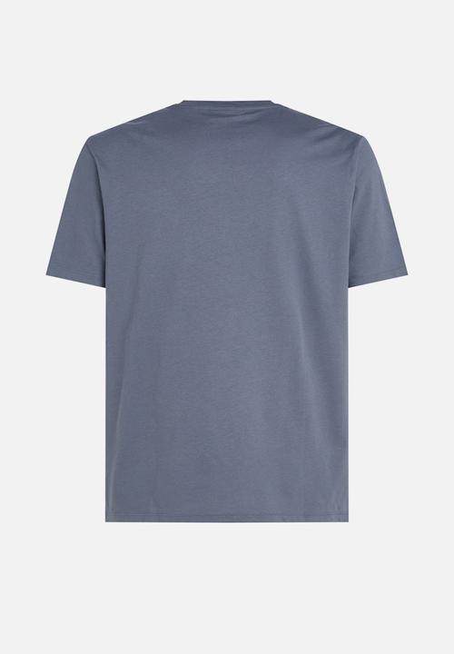 Calvin Klein - Ss Smooth Cttn Solid Crewnk Tee - Grisaille