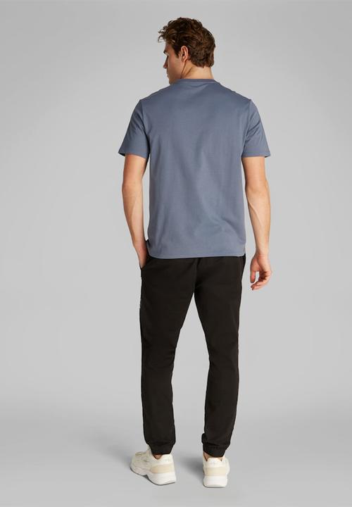 Calvin Klein - Ss Smooth Cttn Solid Crewnk Tee - Grisaille