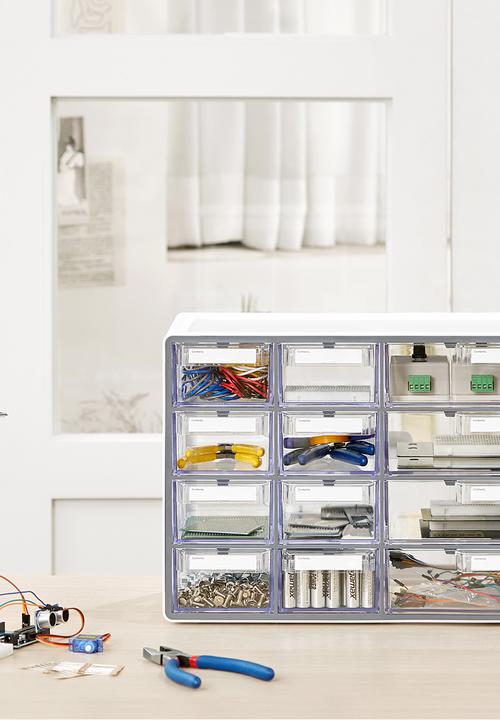 Litem - Up system hybrid multibox 12 drawer - grey