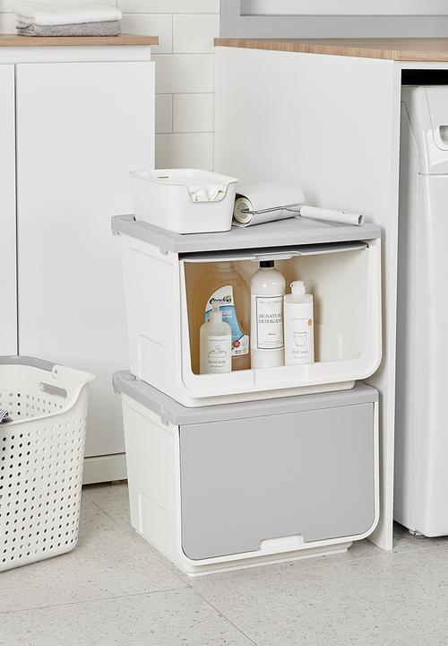 Litem - 39L Roomax stackable cube - grey