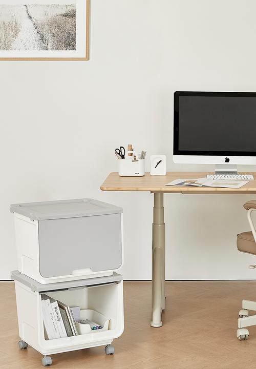 Litem - 39L Roomax stackable cube - grey