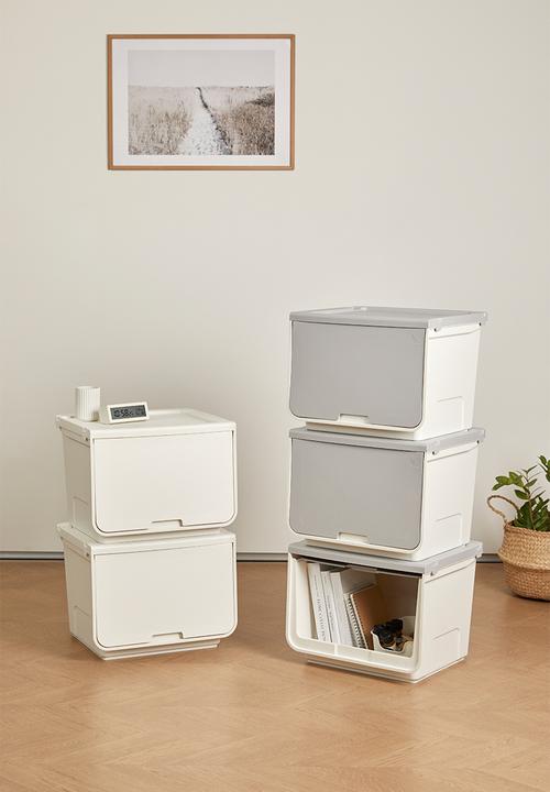 Litem - 39L Roomax stackable cube - grey
