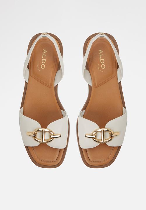 ALDO - Goassi slingback - white/bone