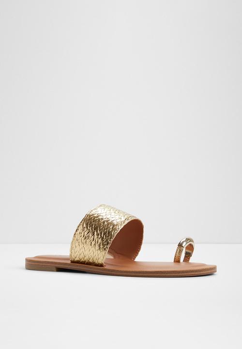 ALDO - Beachwalk slide - gold