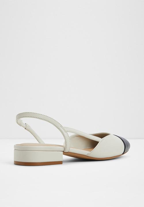 ALDO - Clementinne slingback - white black