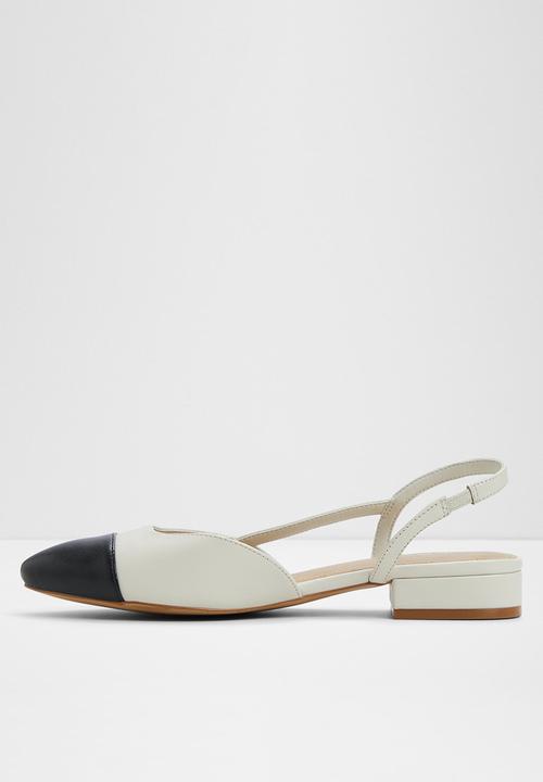ALDO - Clementinne slingback - white black
