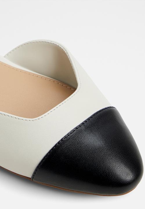 ALDO - Clementinne slingback - white black