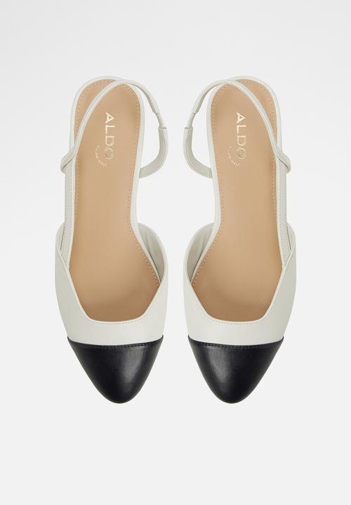 ALDO - Clementinne slingback - white black