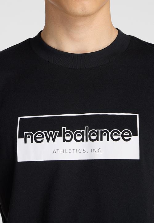 New Balance  - NB Sport Rectangular Logo Tee - Black