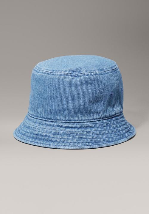 Calvin Klein - Mono Logo Denim Bucket Hat - Vintage Denim
