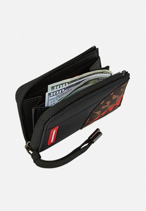 Sprayground - Sharks in paris puffer wallet- black red