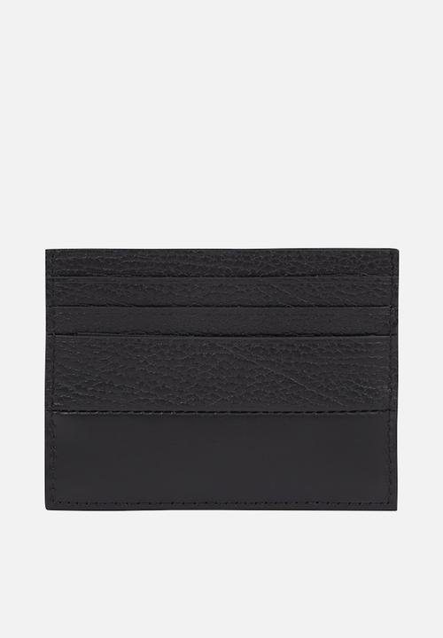 Calvin Klein - Subtle Mix Cardholder 6Cc - Black Grain/Smooth
