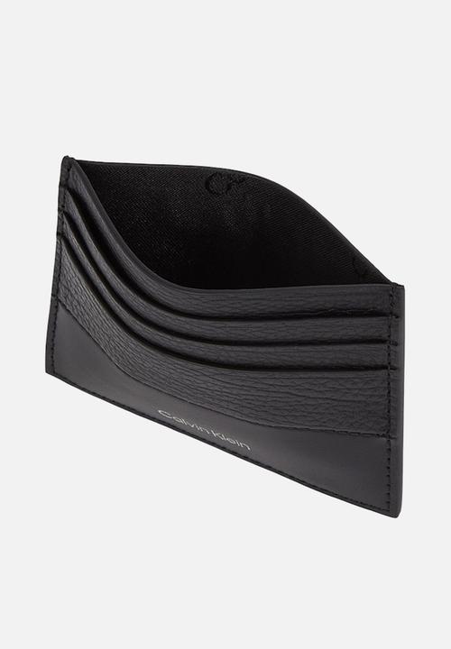 Calvin Klein - Subtle Mix Cardholder 6Cc - Black Grain/Smooth