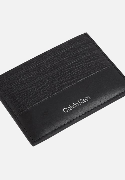 Calvin Klein - Subtle Mix Cardholder 6Cc - Black Grain/Smooth