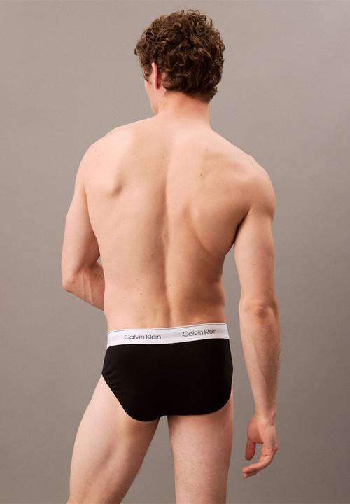 Calvin Klein - Hip Brief 3Pk - Black