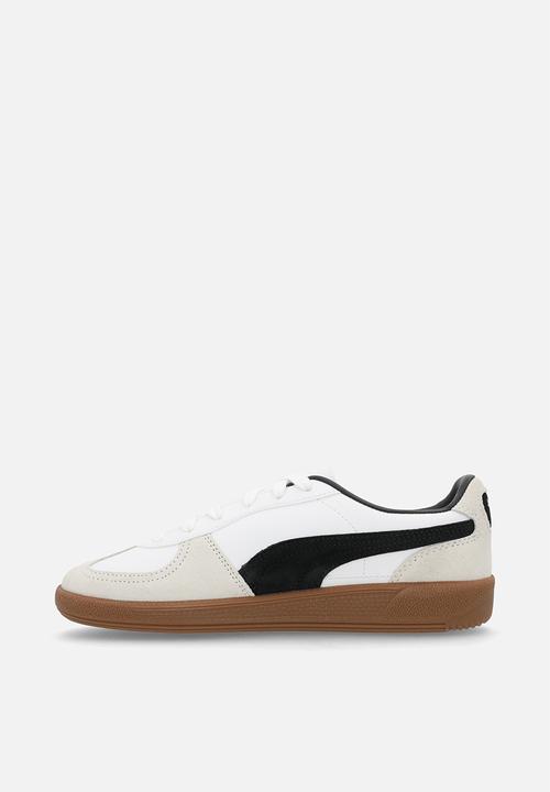 PUMA - Palermo Lth Jr-White/Vapor Gray/Gum