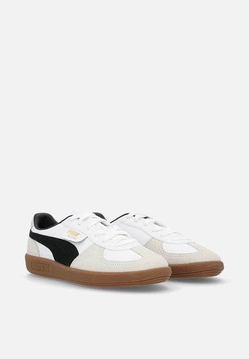 PUMA - Palermo Lth Jr-White/Vapor Gray/Gum