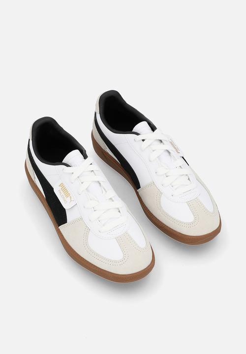 PUMA - Palermo Lth Jr-White/Vapor Gray/Gum