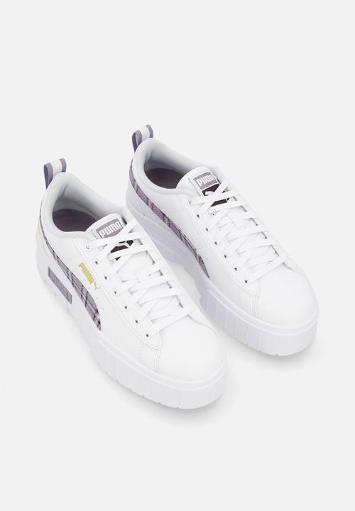 PUMA - Mayze winter tartan ps puma - white/pale p