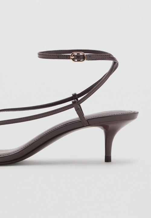 MANGO - Sora heel - dark brown