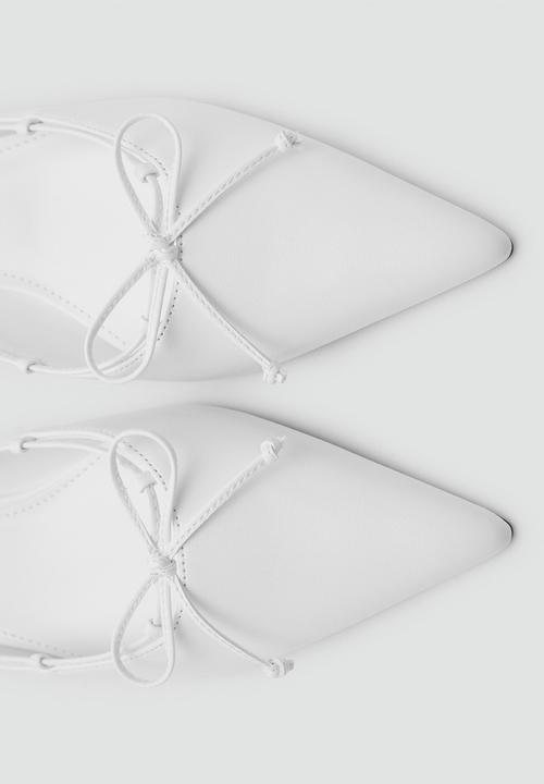 MANGO - Nil heel - white