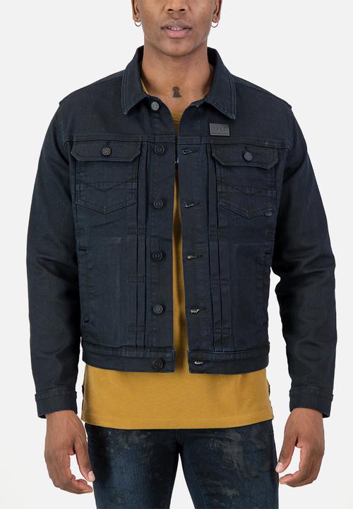 Requiem Jacket - Black Regular Fit Denim Trucker Jacket Black