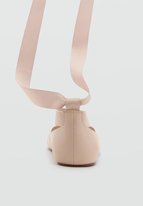 MANGO - Swan pump - light beige