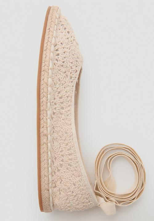 MANGO - Rojas espadrille - light beige