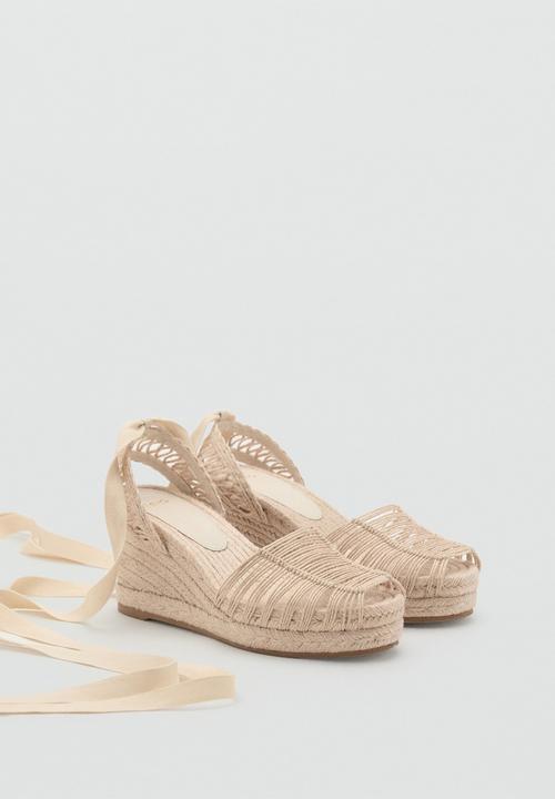 MANGO - Pipa heel - light beige
