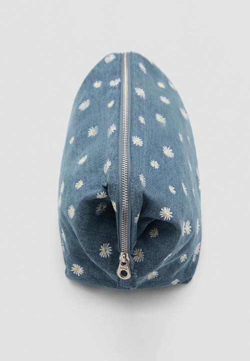MANGO - Cosmetic bag margari- blue