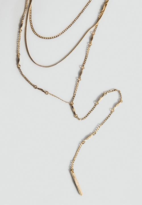 MANGO - Jackie necklace - gold