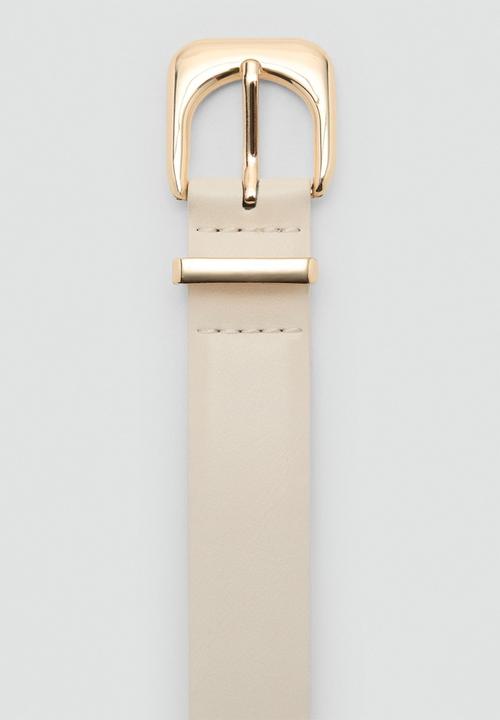 MANGO - Maxima belt - light beige