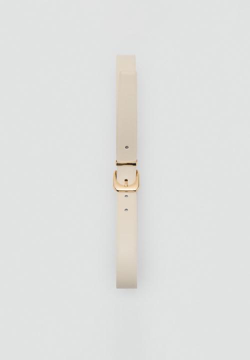 MANGO - Maxima belt - light beige