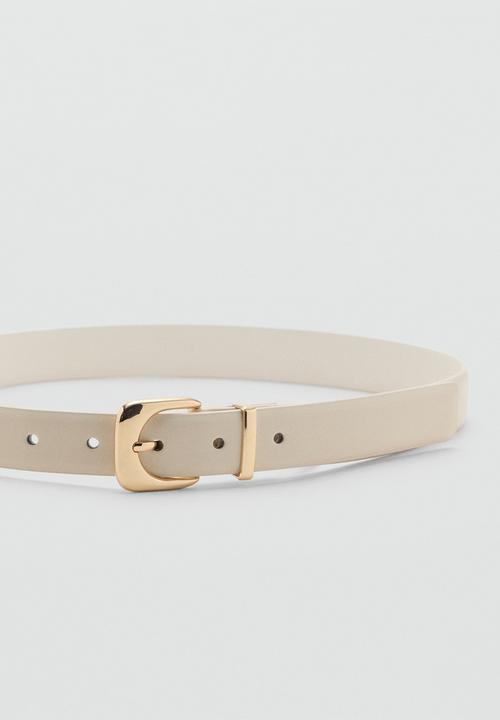 MANGO - Maxima belt - light beige