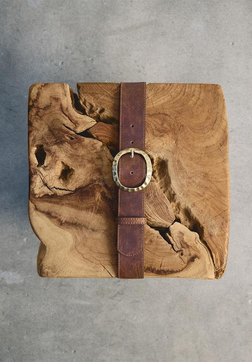 MANGO - Juliana belt - brown