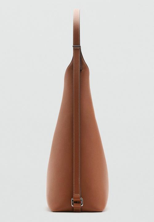 MANGO - Keops shoulder bag - brown