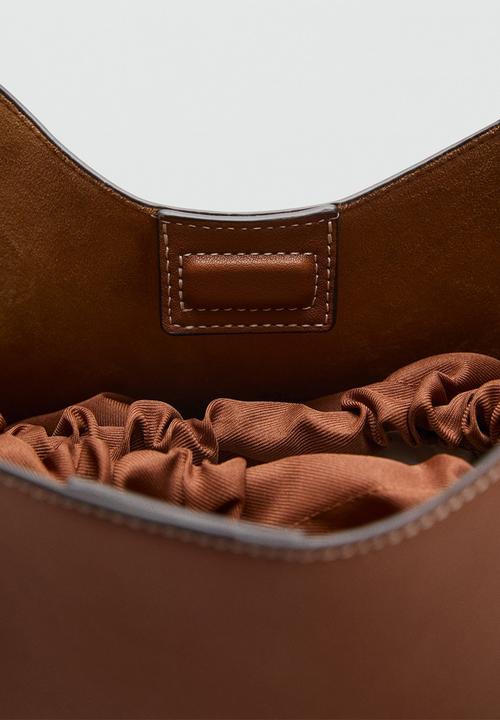 MANGO - Keops shoulder bag - brown
