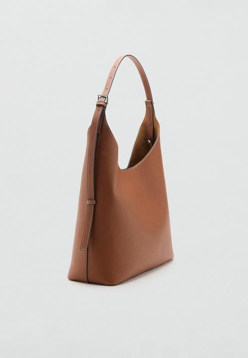 MANGO - Keops shoulder bag - brown