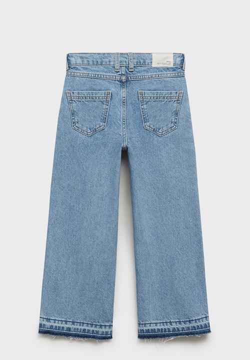 MANGO - Jeans Culotte1 - Open Blue