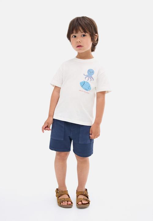 MANGO - T-Shirt Pulpo - White