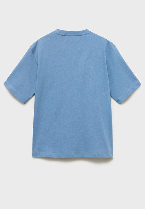 MANGO - T-Shirt Park - Medium Blue