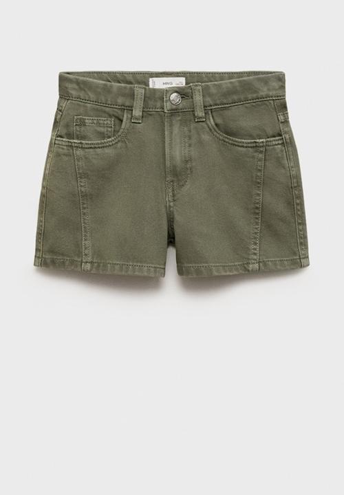 MANGO - Shorts Helena - Beige/Khaki