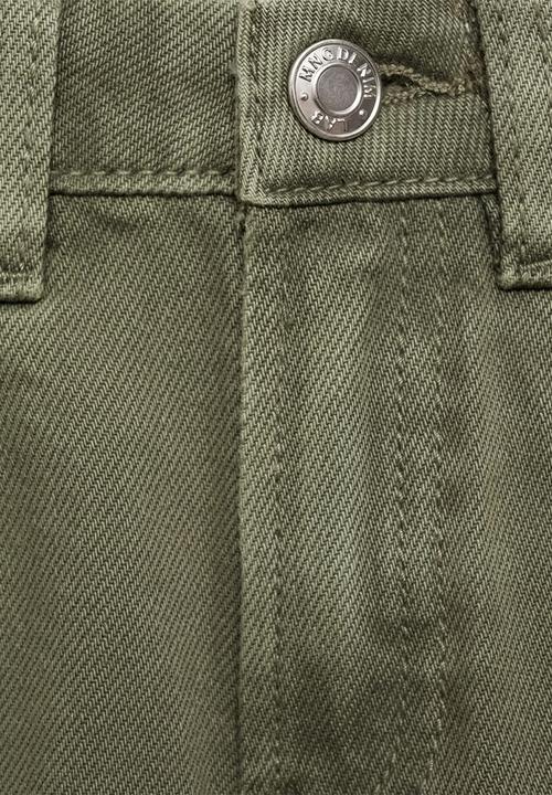 MANGO - Shorts Helena - Beige/Khaki