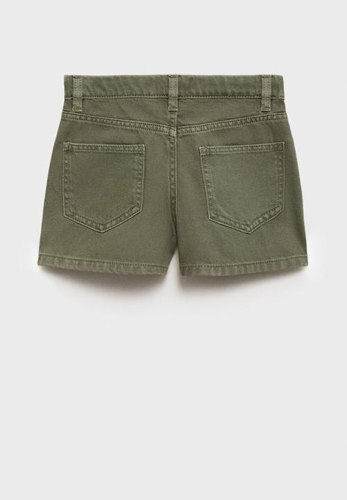 MANGO - Shorts Helena - Beige/Khaki