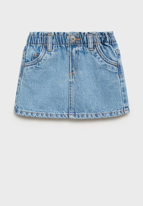 MANGO - Skirt Cindy - Open Blue