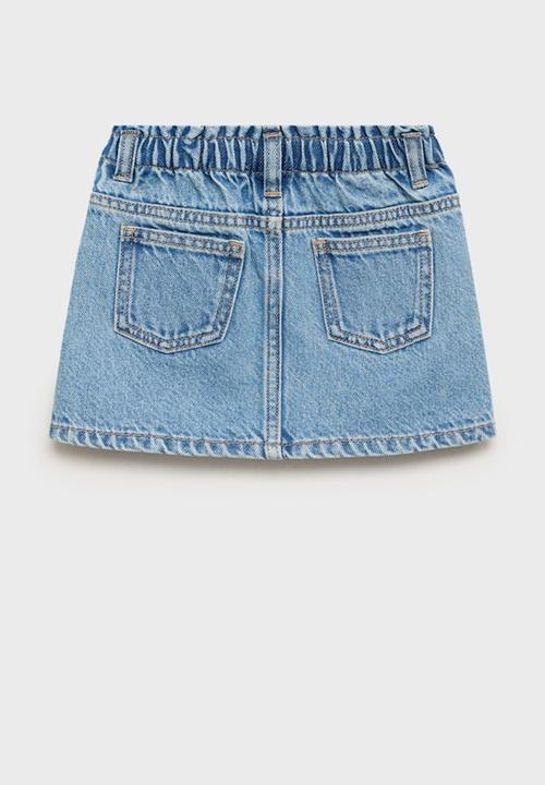 MANGO - Skirt Cindy - Open Blue