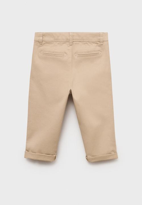 MANGO - Trousers Chino - Light Beige