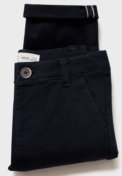 MANGO - Trousers Chino - Navy